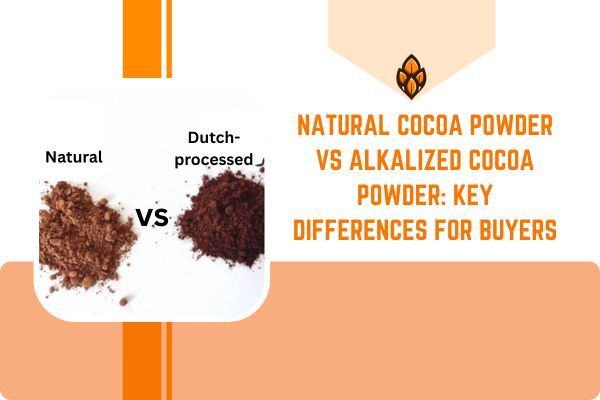 Natural Cocoa Powder vs Alkalized Cocoa Powder: Key Differences for Buyers