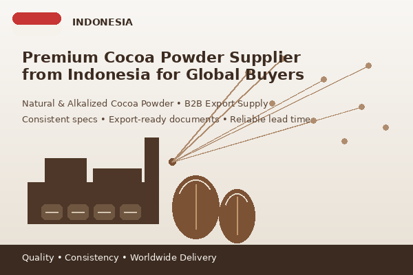 Premium Cocoa Powder Supplier from Indonesia for Global Buyers