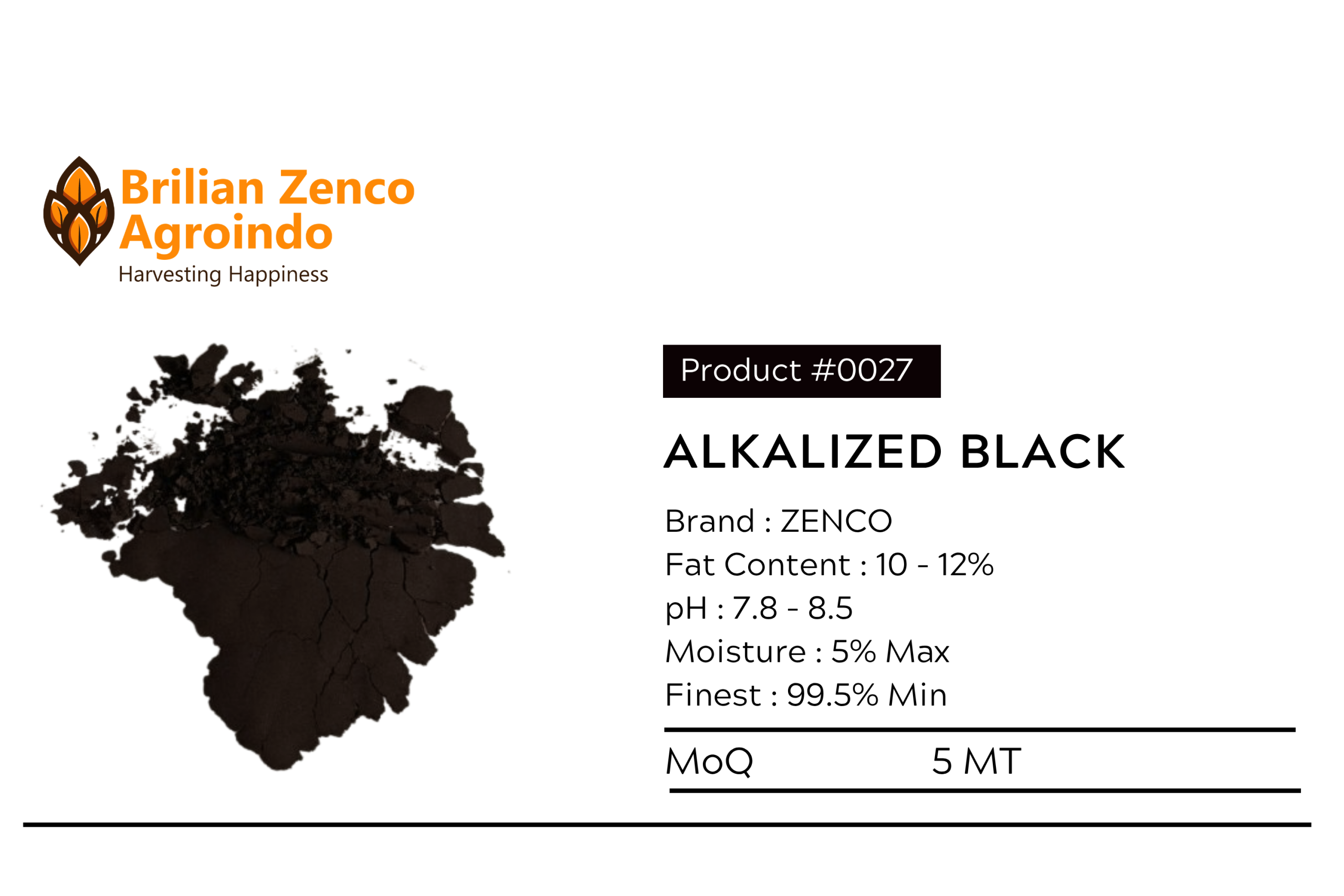 Alkalized Black Cocoa Powder